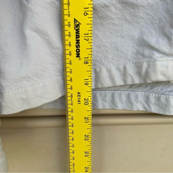 ZARA Light Wash Cropped Utility Jacket Size S - Picture 8 of 10